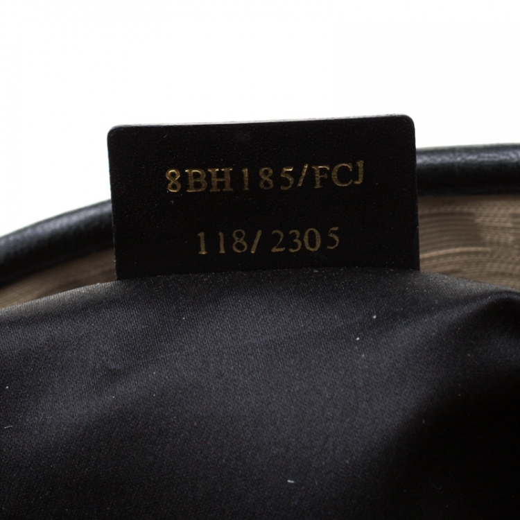 مملوكة مسبقًا Fendi Cream/Black Quilted Zucca Nylon Roll Large Shopper Tote