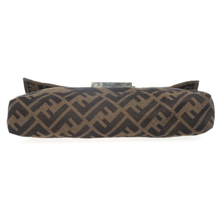 Pre Owned Fendi Chain Zucca Baguette
