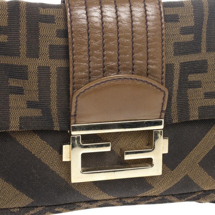 Pre Owned Fendi Chain Zucca Baguette