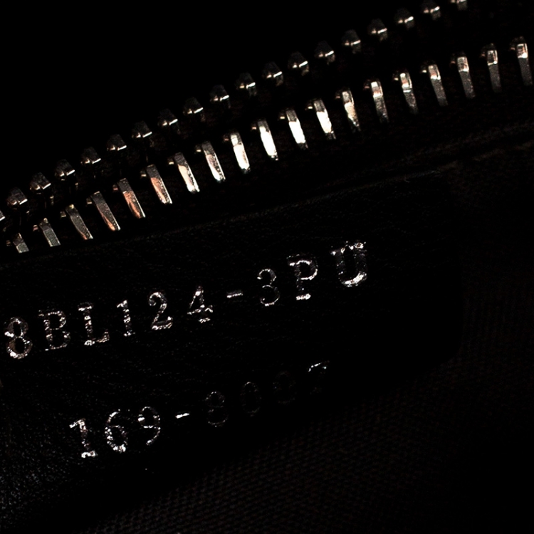 Pre Owned Fendi Grey/Orange Leather By The Way Boston Bag 