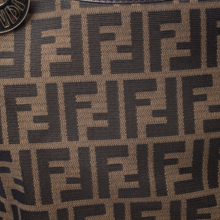 مملوكة مسبقًا Fendi Tobacco Zucca Canvas Chef Shopper Tote