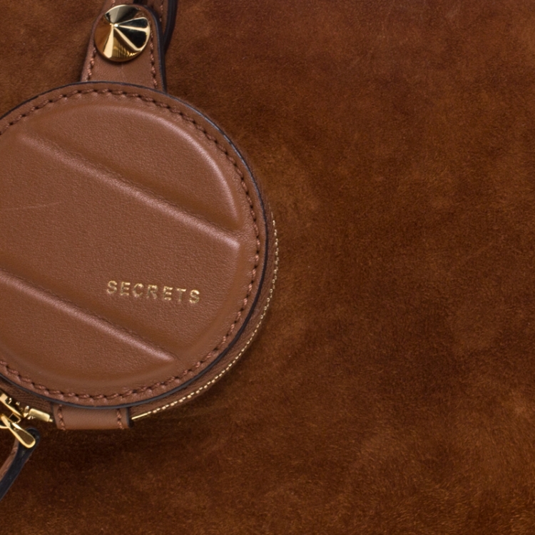 Pre Owned Fendi Tan Leather Medium By The Way Boston Bag