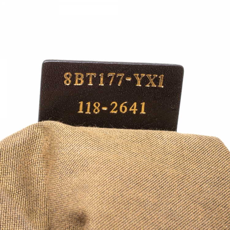 مملوكة مسبقًا Fendi Brown Leather Zip It Satchel