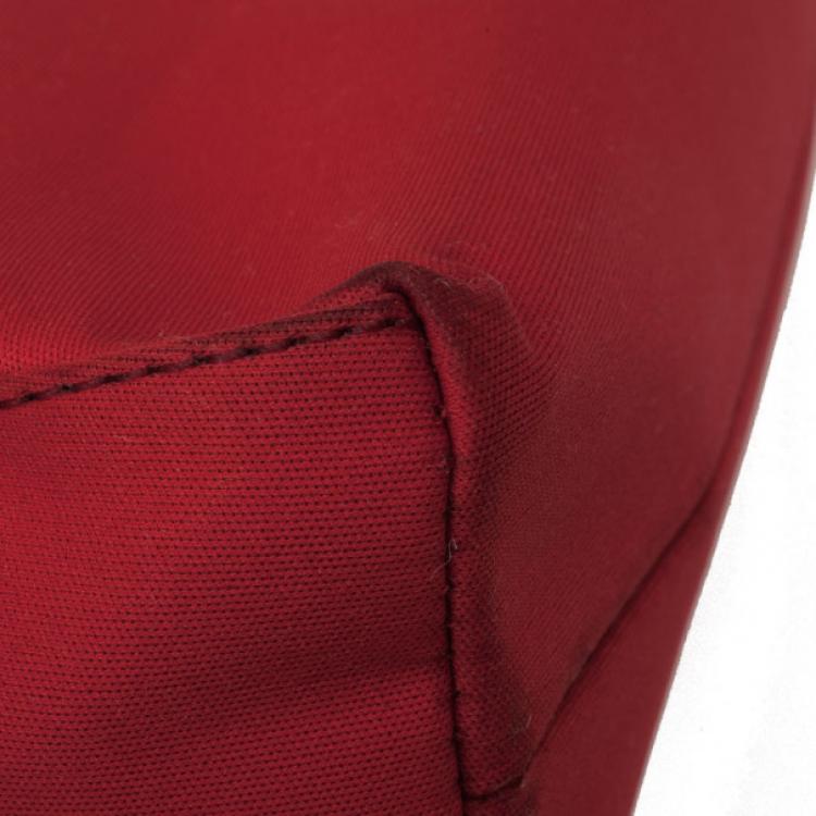 Pre Owned Fendi Red Mini Baguette Bag