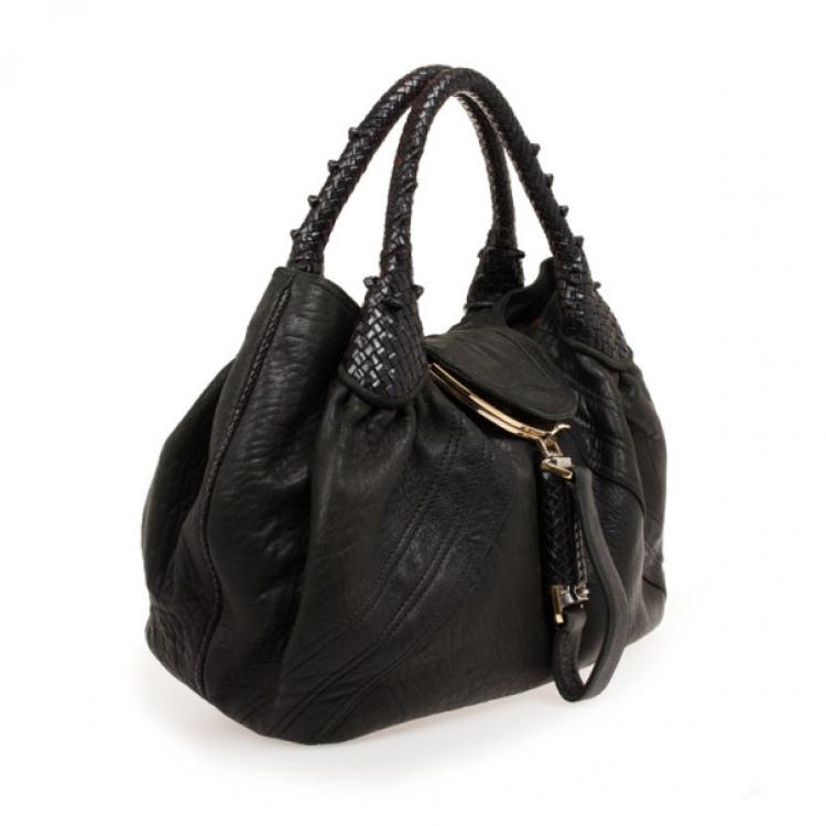 Fendi - Authenticated Spy Handbag - Cloth Brown for Women, Very Good Condition