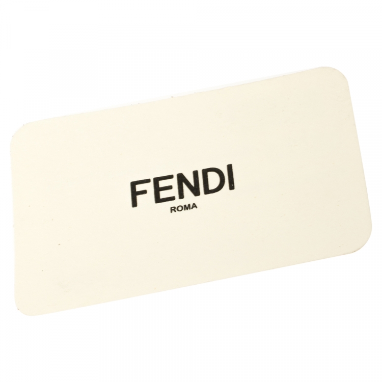 Pre Owned Fendi Tan Leather Grande Mon Tresor Bucket Bag