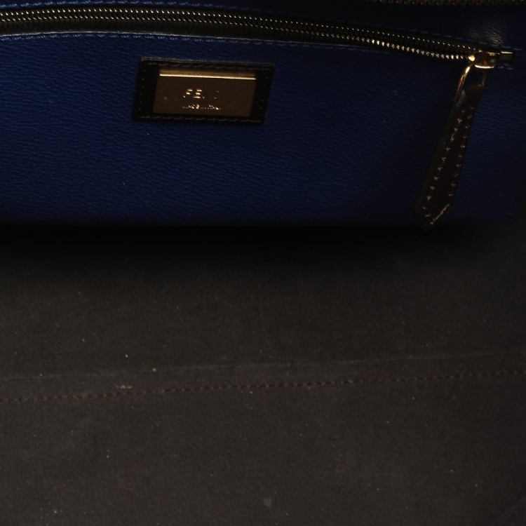 Pre Owned Fendi Multicolor Zucca Coated Canvas Spalmati Roll Shopper Tote