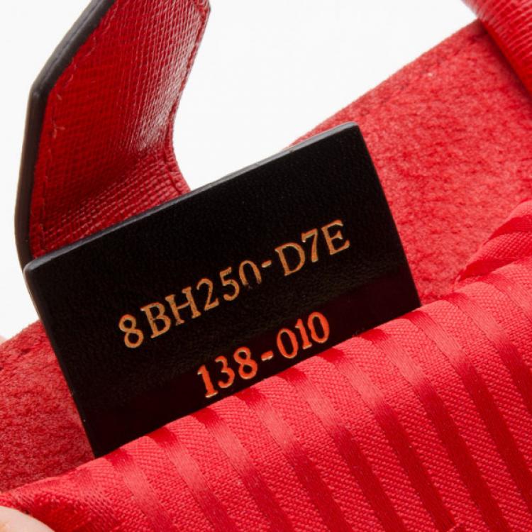 Pre Owned Fendi Red Leather 2Jours Shopper Tote 