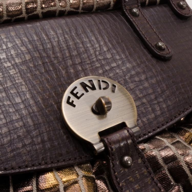 مملوكة مسبقًا Fendi Metallic Magic Bag