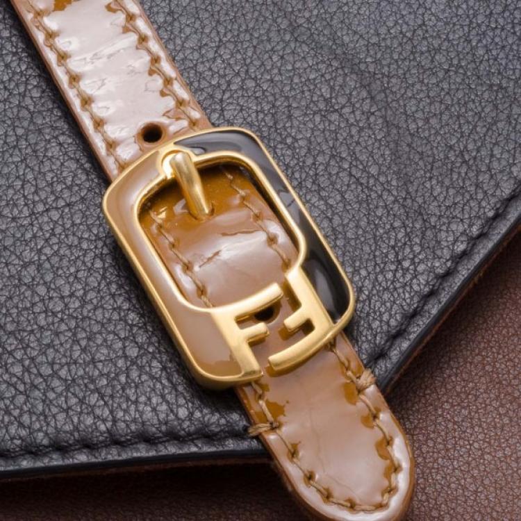 Pre Owned Fendi Tri Color Chameleon Clutch