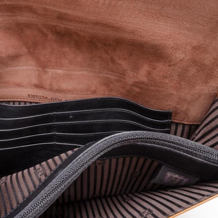 Pre Owned Fendi Tri Color Chameleon Clutch