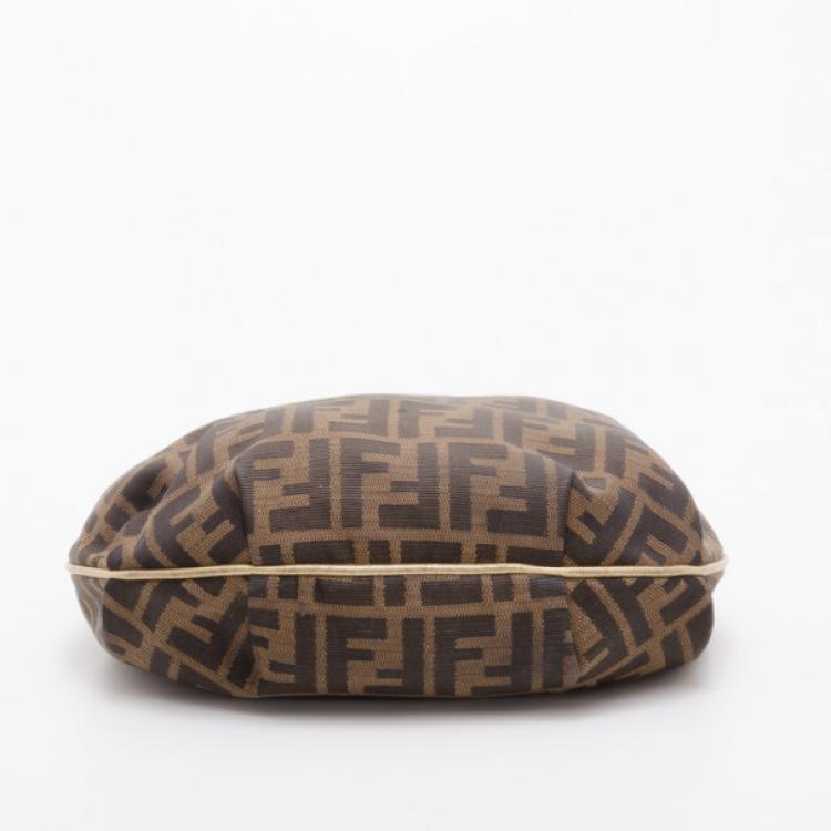 Pre Owned Fendi Zucca Chef Chain Link Hobo