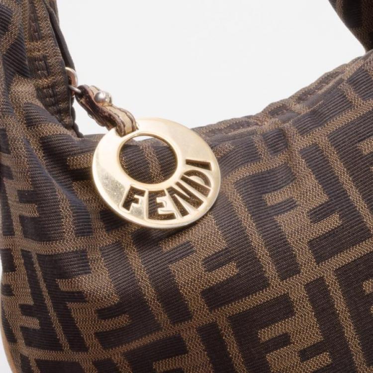 Pre Owned Fendi Zucca Chef Chain Link Hobo
