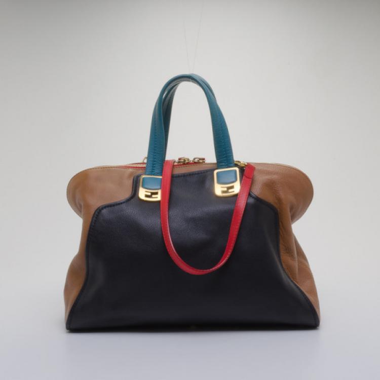 Pre Owned Fendi Chameleon Satchel