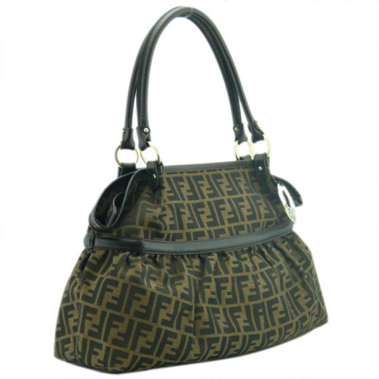Pre Owned Fendi Chef Zucca - Giant Tote
