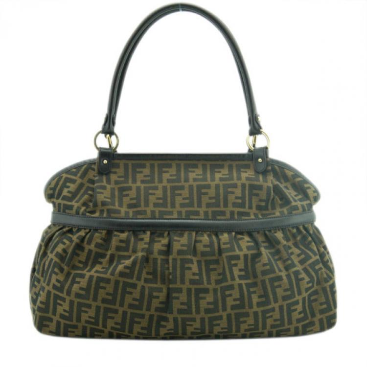 Pre Owned Fendi Chef Zucca - Giant Tote