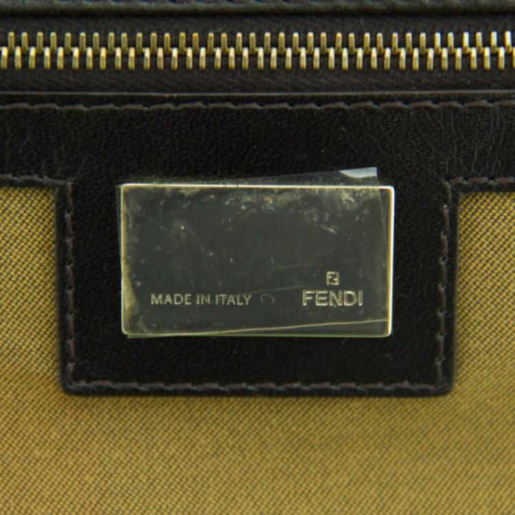 Pre Owned Fendi Chef Zucca - Giant Tote