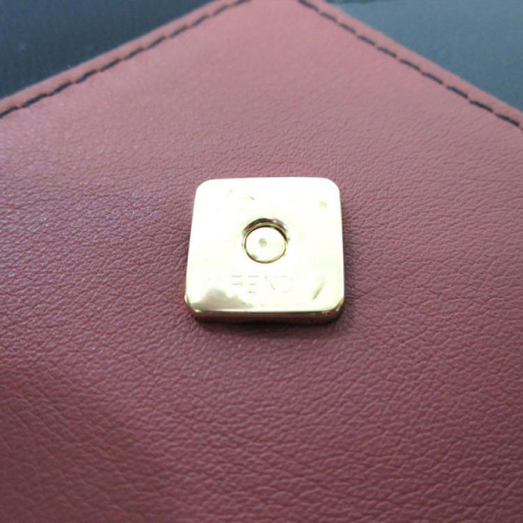Pre Owned Fendi Multiclolor Envelope Clutch
