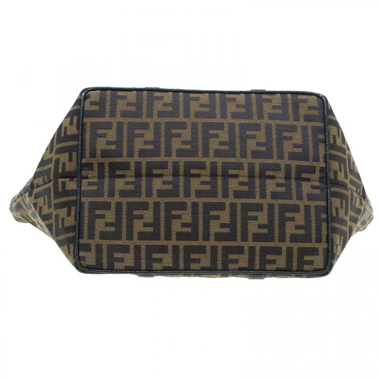 مملوكة مسبقًا Fendi Brown Zucca Cabas Tote Bag