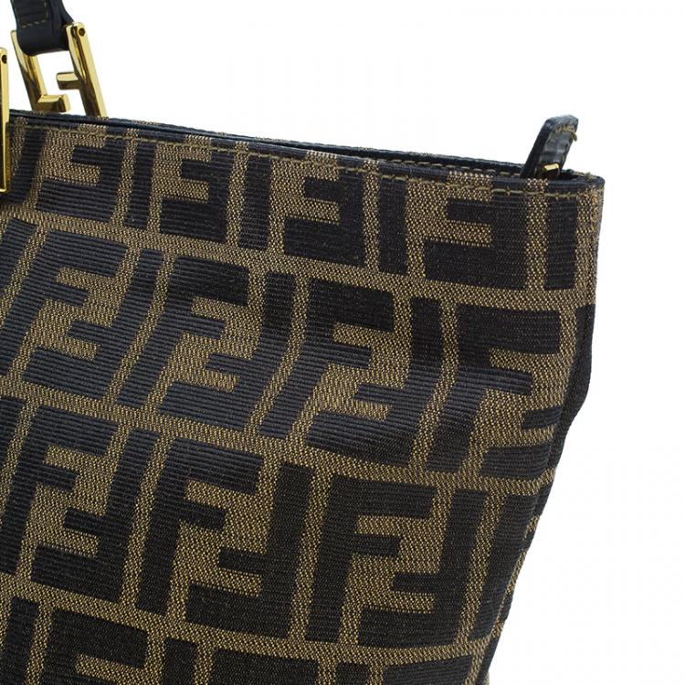 مملوكة مسبقًا Fendi Brown Zucca Cabas Tote Bag