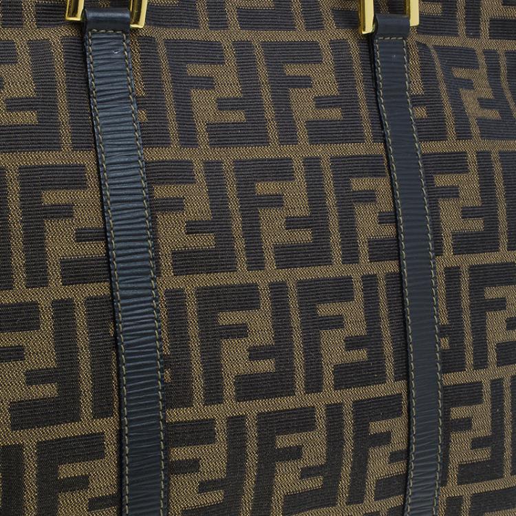 مملوكة مسبقًا Fendi Brown Zucca Cabas Tote Bag