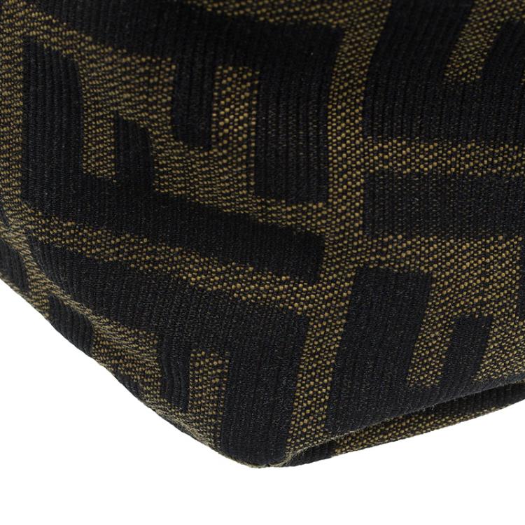 Pre Owned Fendi Brown Tobacco Zucca Mama Baguette