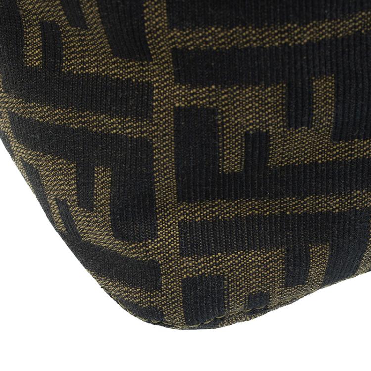 Pre Owned Fendi Brown Tobacco Zucca Mama Baguette