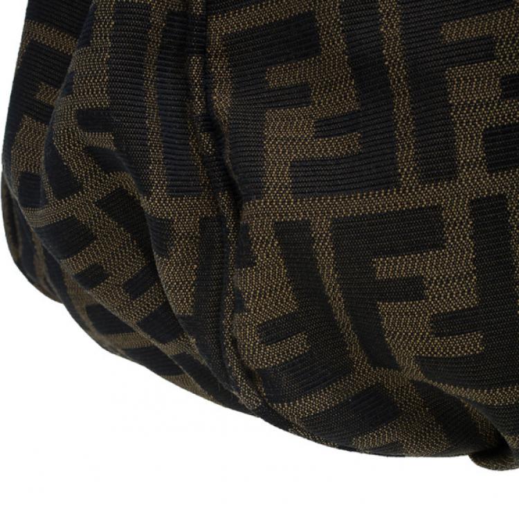Pre Owned Fendi Zucca Monogram Canvas Mia Tote