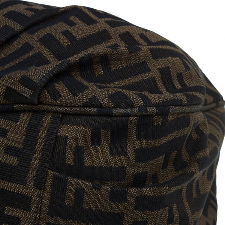 Pre Owned Fendi Zucca Monogram Canvas Mia Tote