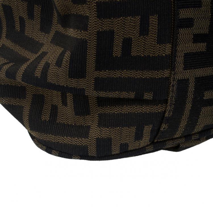 Pre Owned Fendi Zucca Monogram Canvas Mia Tote