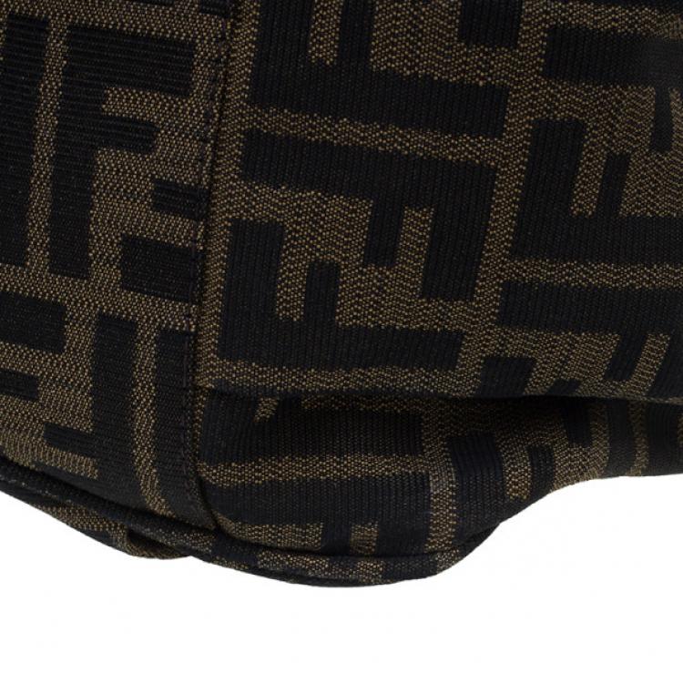 Pre Owned Fendi Zucca Monogram Canvas Mia Tote