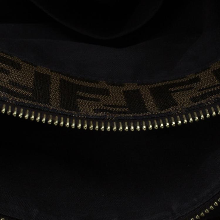 Pre Owned Fendi Zucca Monogram Canvas Mia Tote