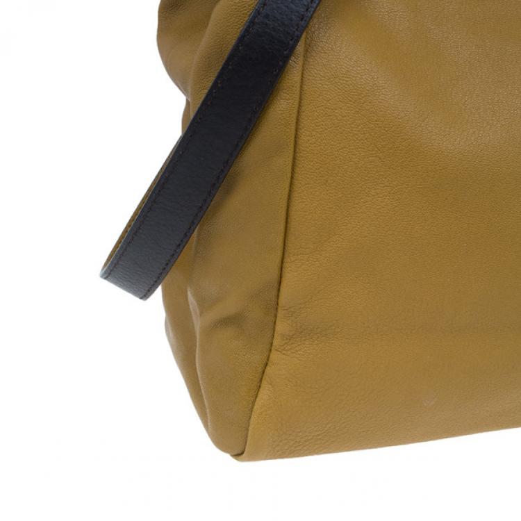 Pre Owned Fendi Brown Large Peekaboo Tote