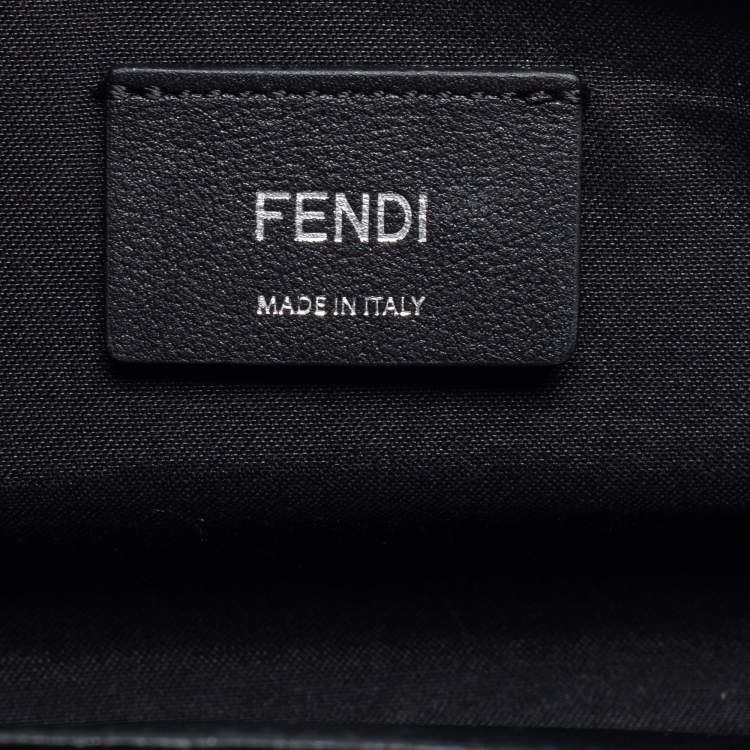 Pre Owned Fendi Black Leather F is Fendi Wallet on Chain