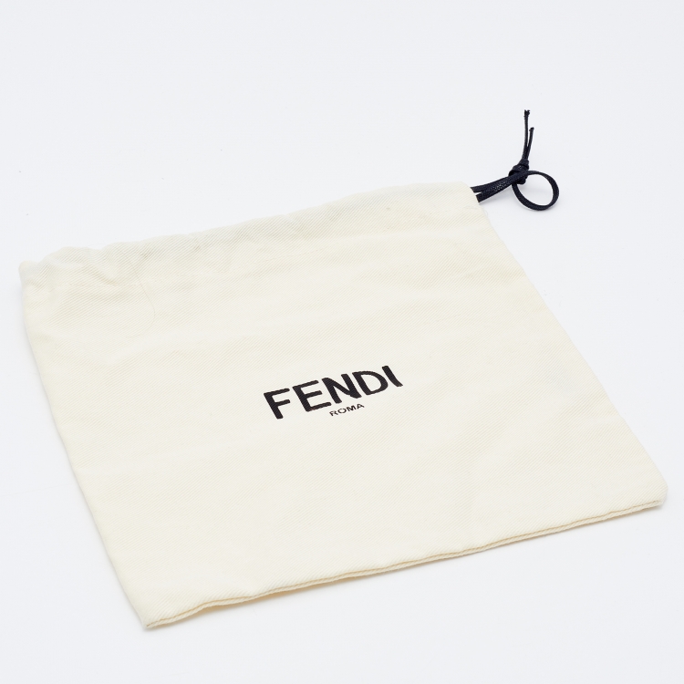 Pre Owned Fendi Grey Leather Mini By The Way Shoulder Bag