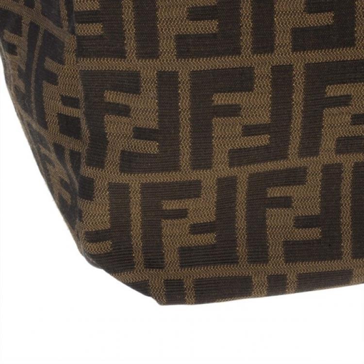 Pre Owned Fendi Zucca Chef Shopper Tote
