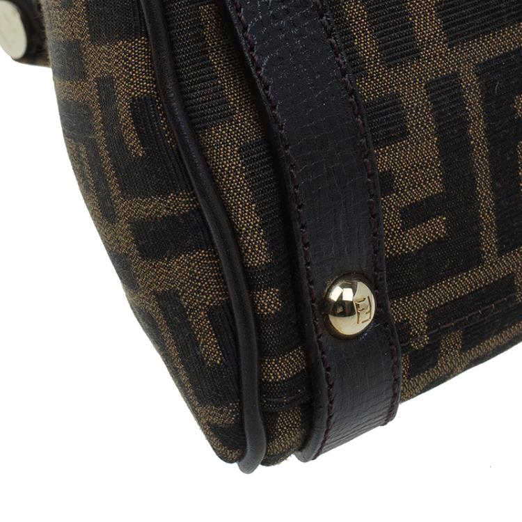 مملوكة مسبقًا Fendi Tobacco Zucca Canvas Medium Magic Bag