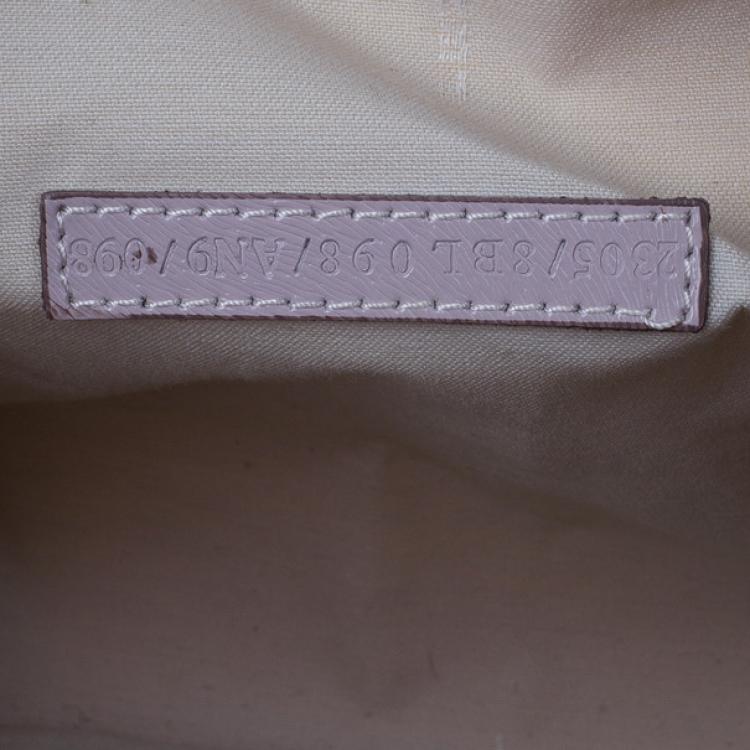 Pre Owned Fendi Pink Sequinned Forever Boston