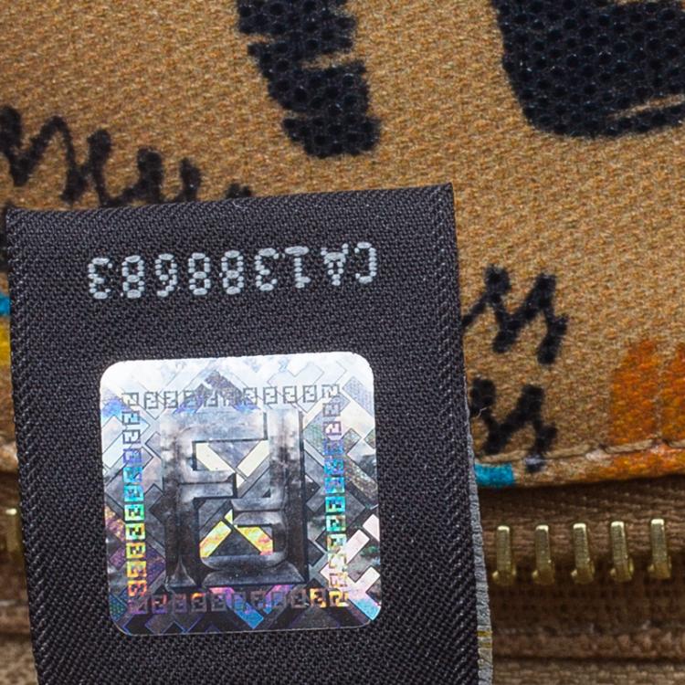 مملوكة مسبقًا Fendi Graffiti Multicolor Roll Tote Shopper Bag