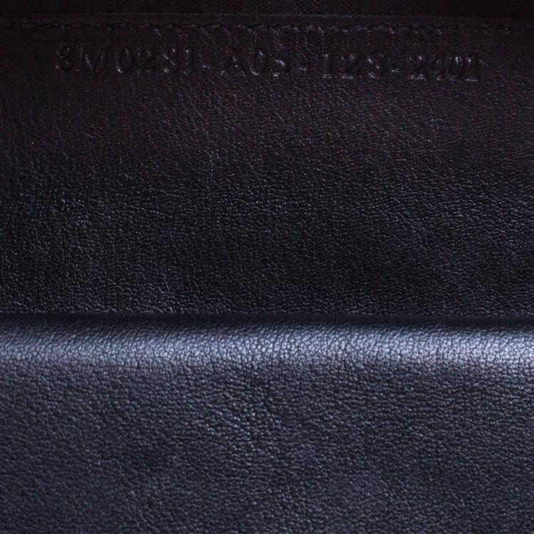Pre Owned Fendi Black Patent Leather Fendilicious Wallet On Chain