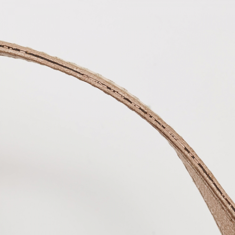 Pre Owned Fendi Beige Zucca Zucchino Canvas and Leather Pochette 