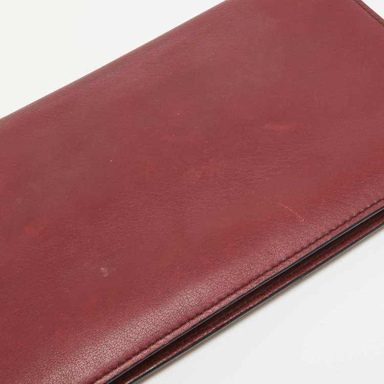Pre Owned Fendi Multicolor Leather 2Jours Envelope Clutch