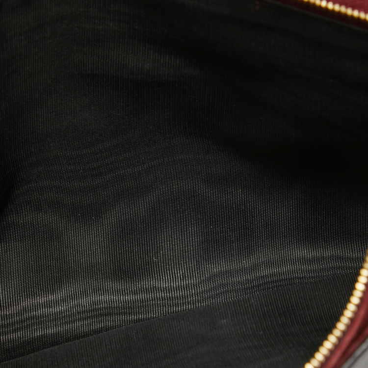 Pre Owned Fendi Multicolor Leather 2Jours Envelope Clutch