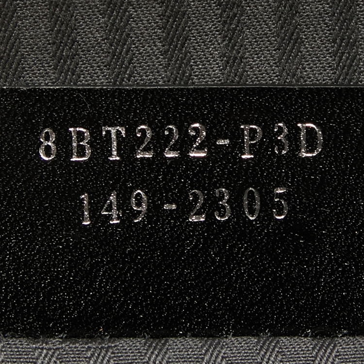 Pre Owned Fendi Grey Leather Small Demi Jour Top Handle Bag