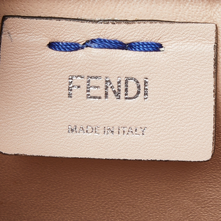 Pre Owned Fendi Blue Leather Medium 3Jours Tote