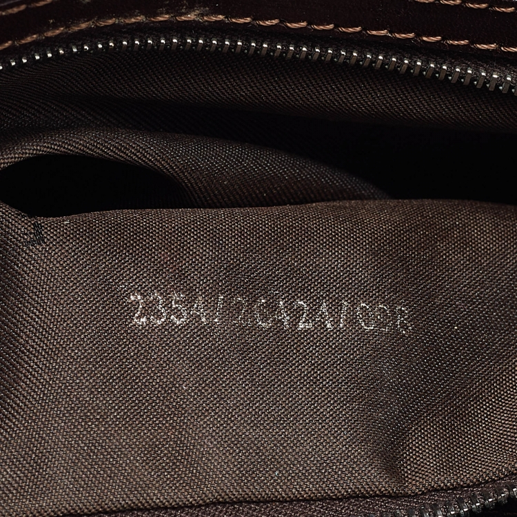 Pre Owned Fendi Navy Blue Denim Baguette Flap Bag