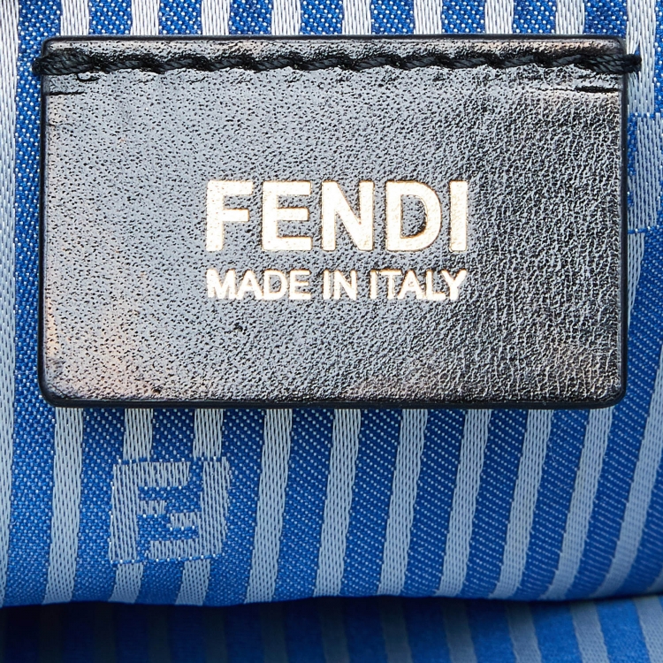 Pre Owned Fendi Multicolor Zucca Coated Canvas Spalmati Roll Shopper Tote