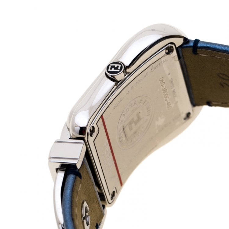 Pre Owned Fendi Mother of Pearl Stainless Steel B.Fendi 3800G Women's Wristwatch 33 mm