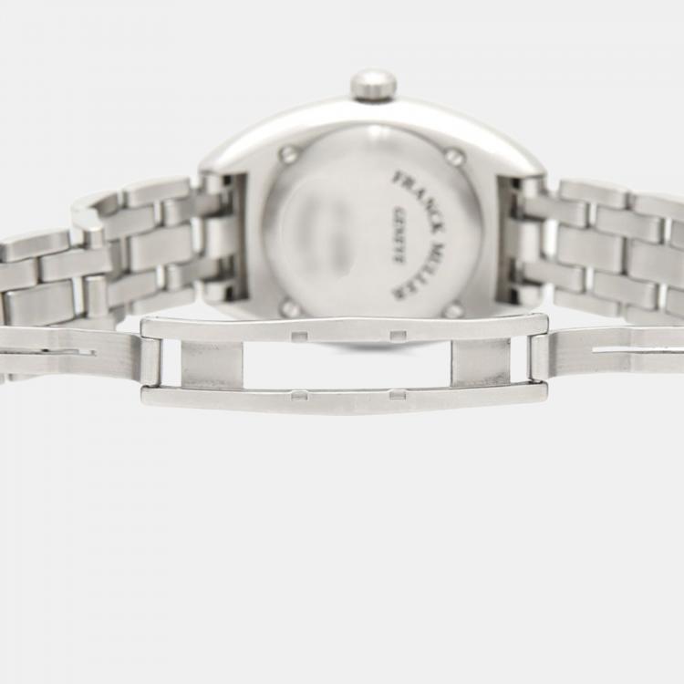 Pre Owned Franck Muller Transamerica Manual Winding Stainless Steel Women's Wristwatch 31 mm