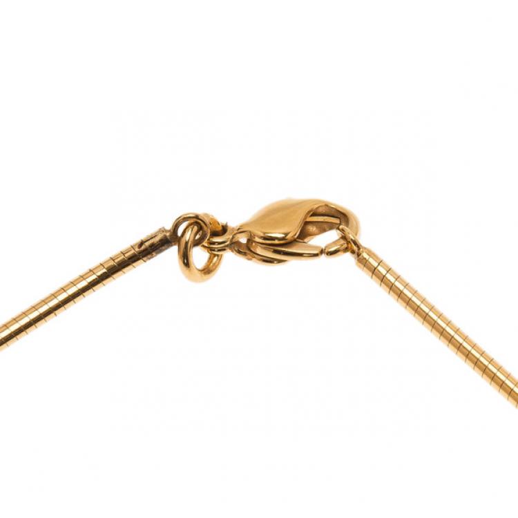 Pre Owned Frey Wille Gold-Plated Multicolor Necklace